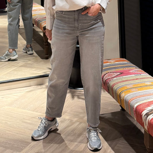 Yaya Barrel Jeans Grijs - Peet kleding