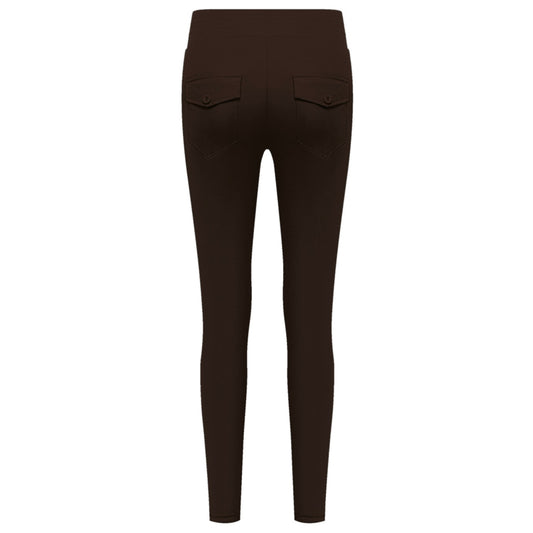 Triple Nine - Travel Broek Fenna Donkerbruin 2101 - Peet kleding