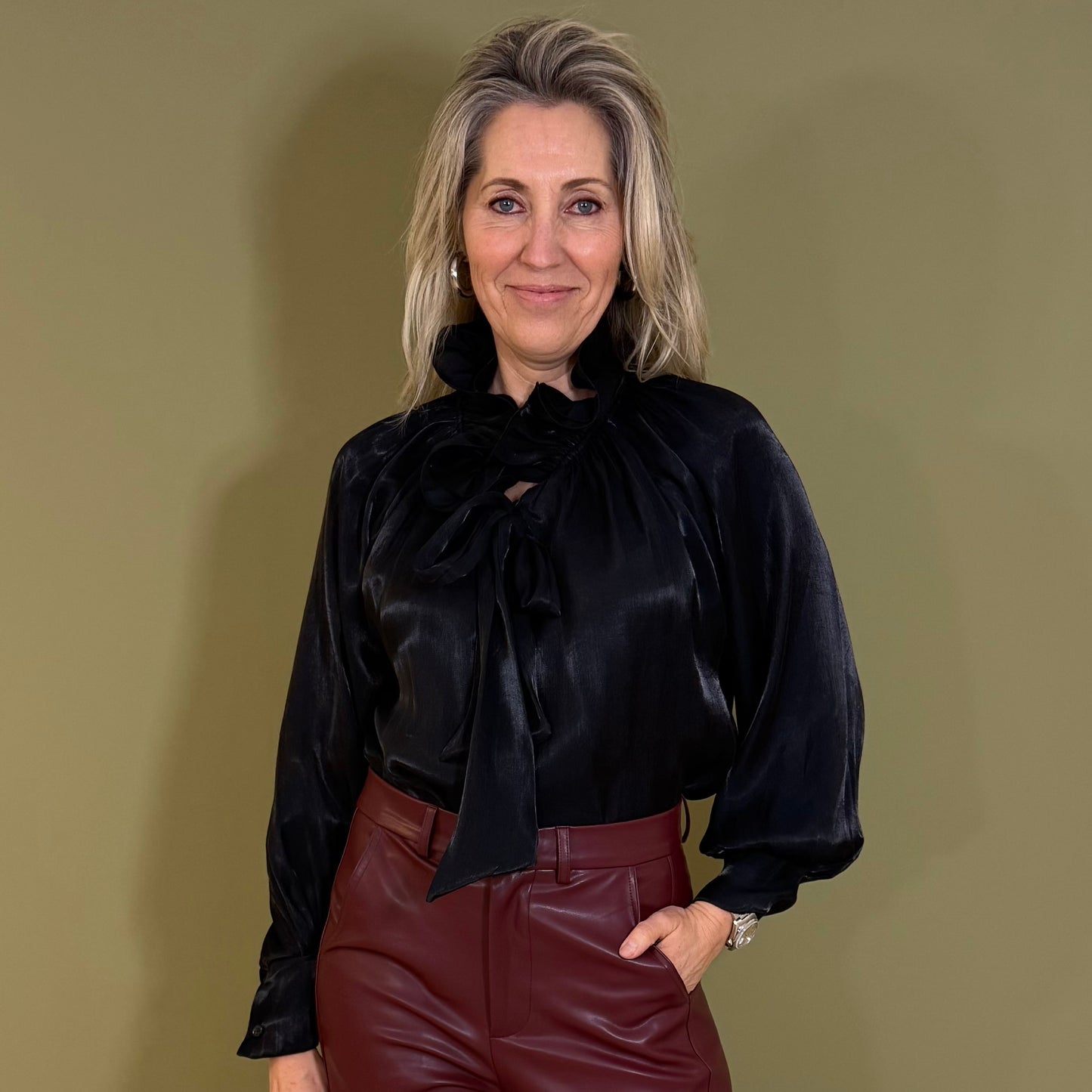 Blouse Fay Zwart - Peet kleding