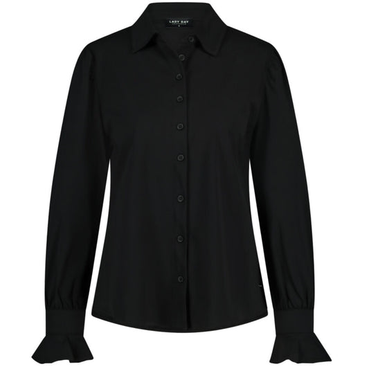 Lady Day Blouse Franky Black - Peet kleding