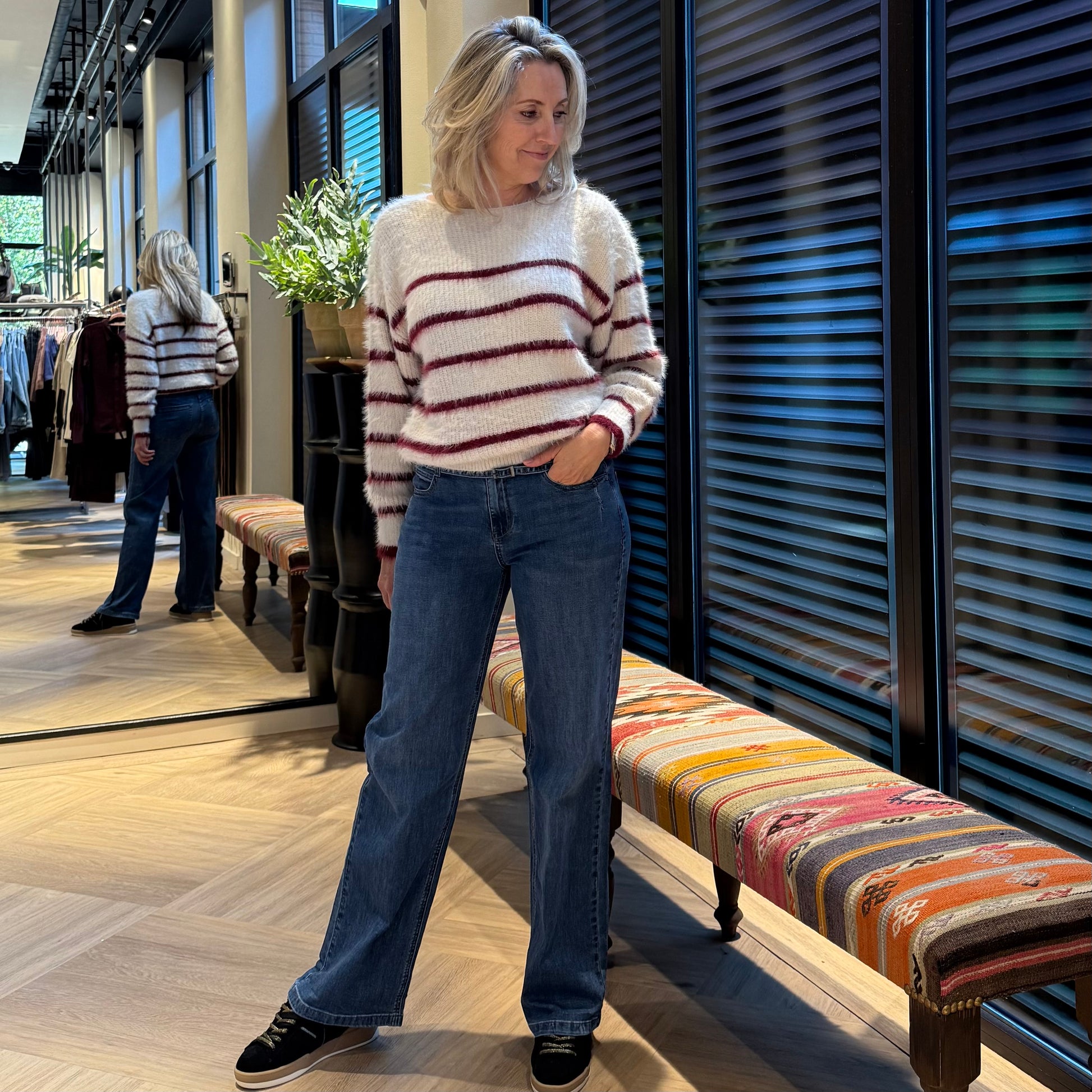 Red Button Jeans Claudette Belt PEET Kleding Accessoires