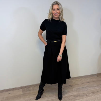 Azzurro Rok Mary Zwart - Peet kleding