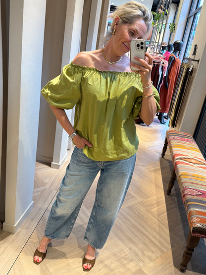 Balloon Top Pika Groen - Peet kleding
