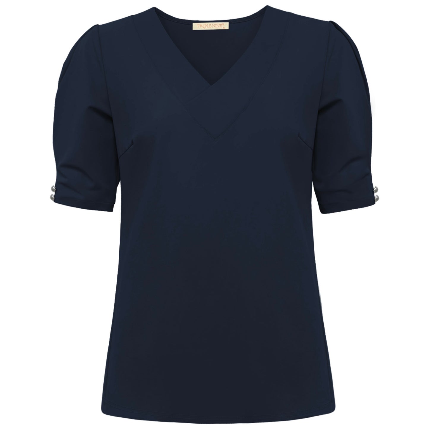 Triple Nine - Travel Top Pearl Navy - 6915 - Peet kleding