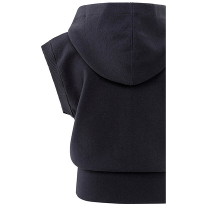 Yaya Hoodie Mouwloos Blauw - Peet kleding