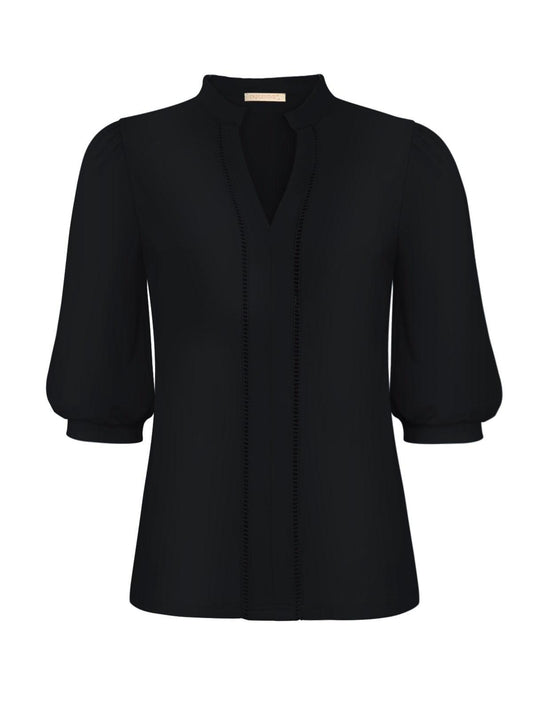 Triple Nine - Travel Top Malou Black - 8301 - Peet kleding