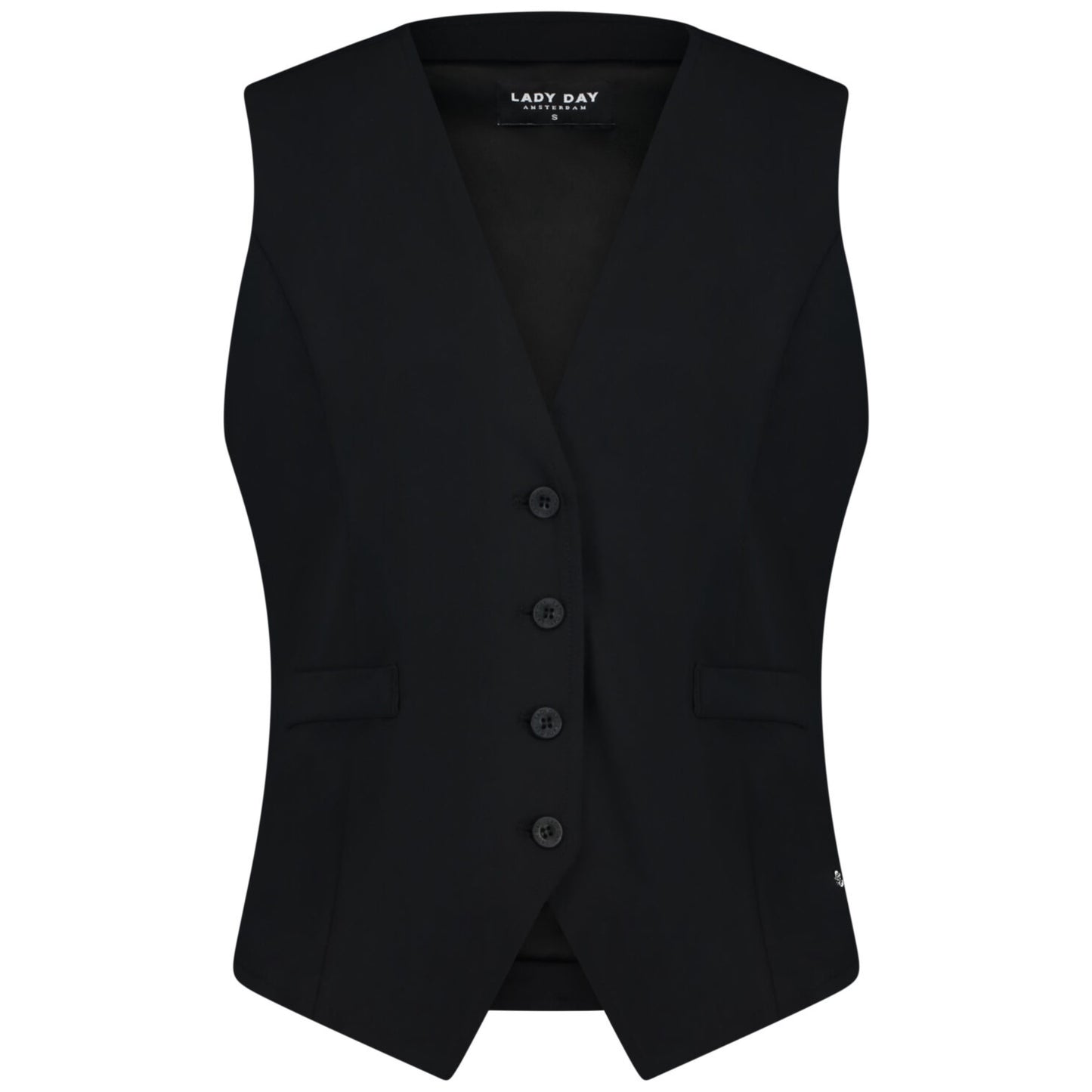 Lady Day Gilet Jade Black - Peet kleding