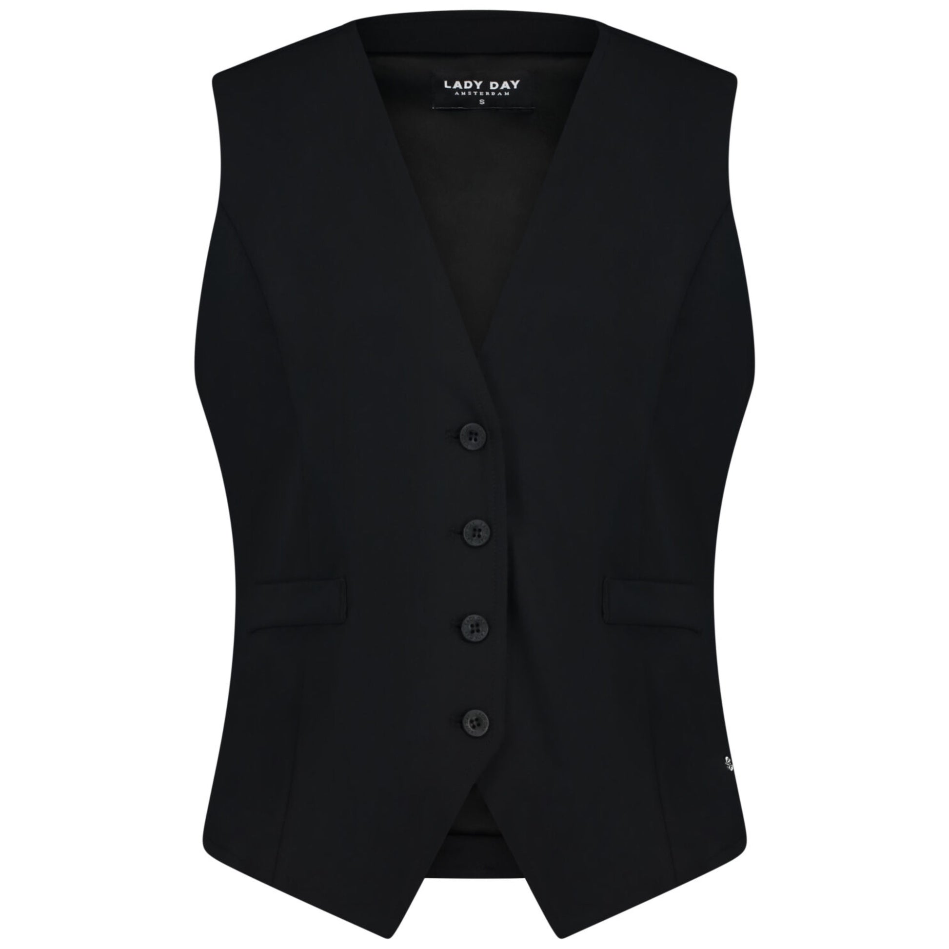 Lady Day Gilet Jade Black - Peet kleding