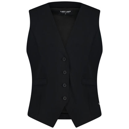 Lady Day Gilet Jade Black - Peet kleding