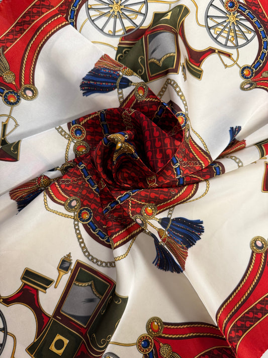 Sjaal Chain Rood - Peet kleding