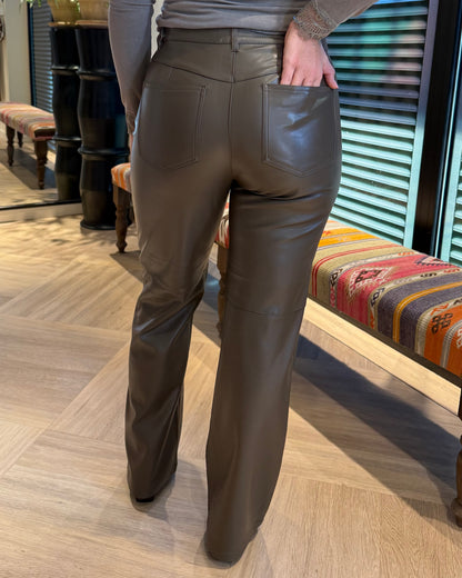 Red Button Colette Faux Leather Mud