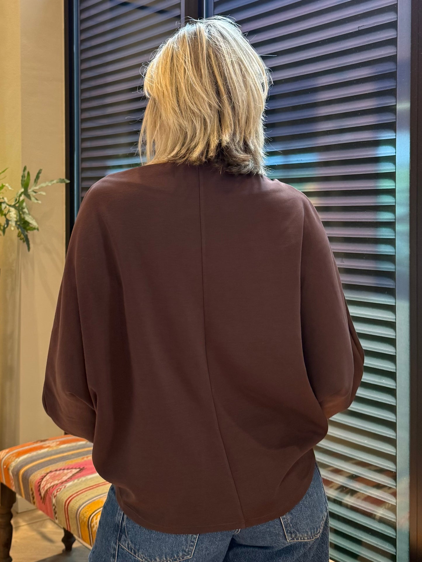 Azzurro Sweater Gaby Bruin - Peet kleding