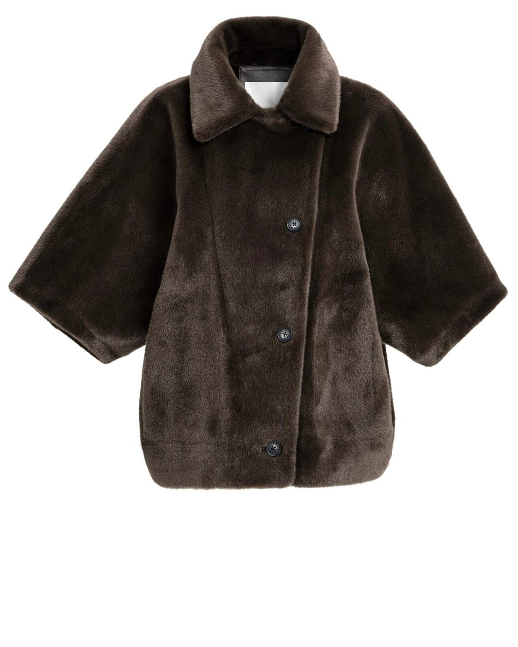 Yaya Faux Jas Reversible Delicio Brown - Peet kleding