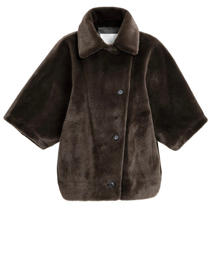Yaya Faux Jas Reversible Delicio Brown - Peet kleding