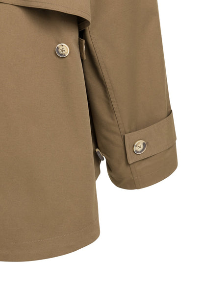 Yaya Jas Trench Teak Brown