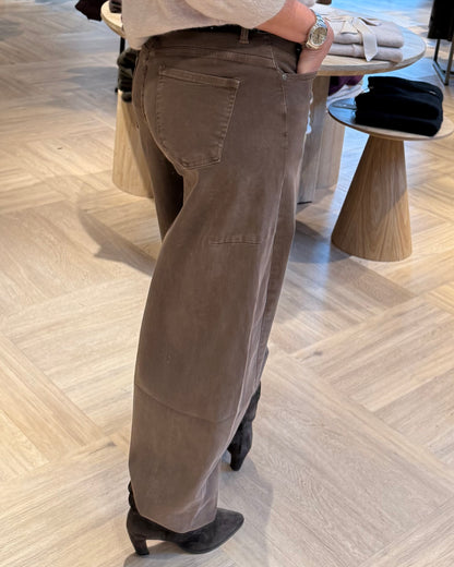 Jeans Forza Barrel Bruin - Peet kleding