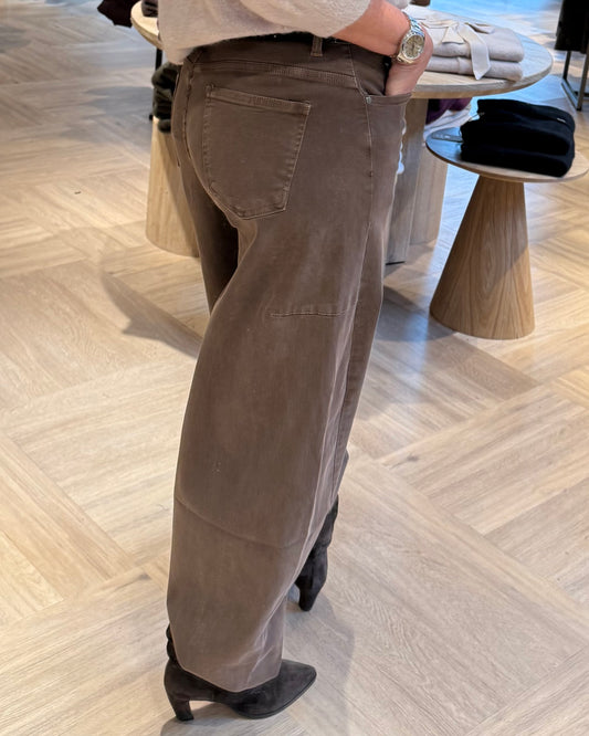 Jeans Forza Barrel Bruin - Peet kleding
