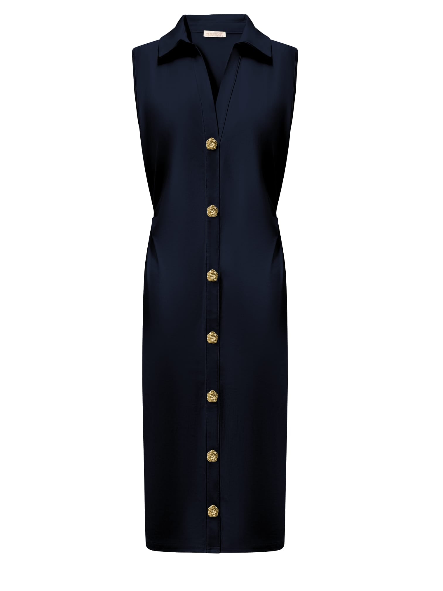Triple Nine Travel Jurk June Navy - 51817 - Peet kleding