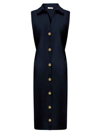 Triple Nine Travel Jurk June Navy - 51817 - Peet kleding