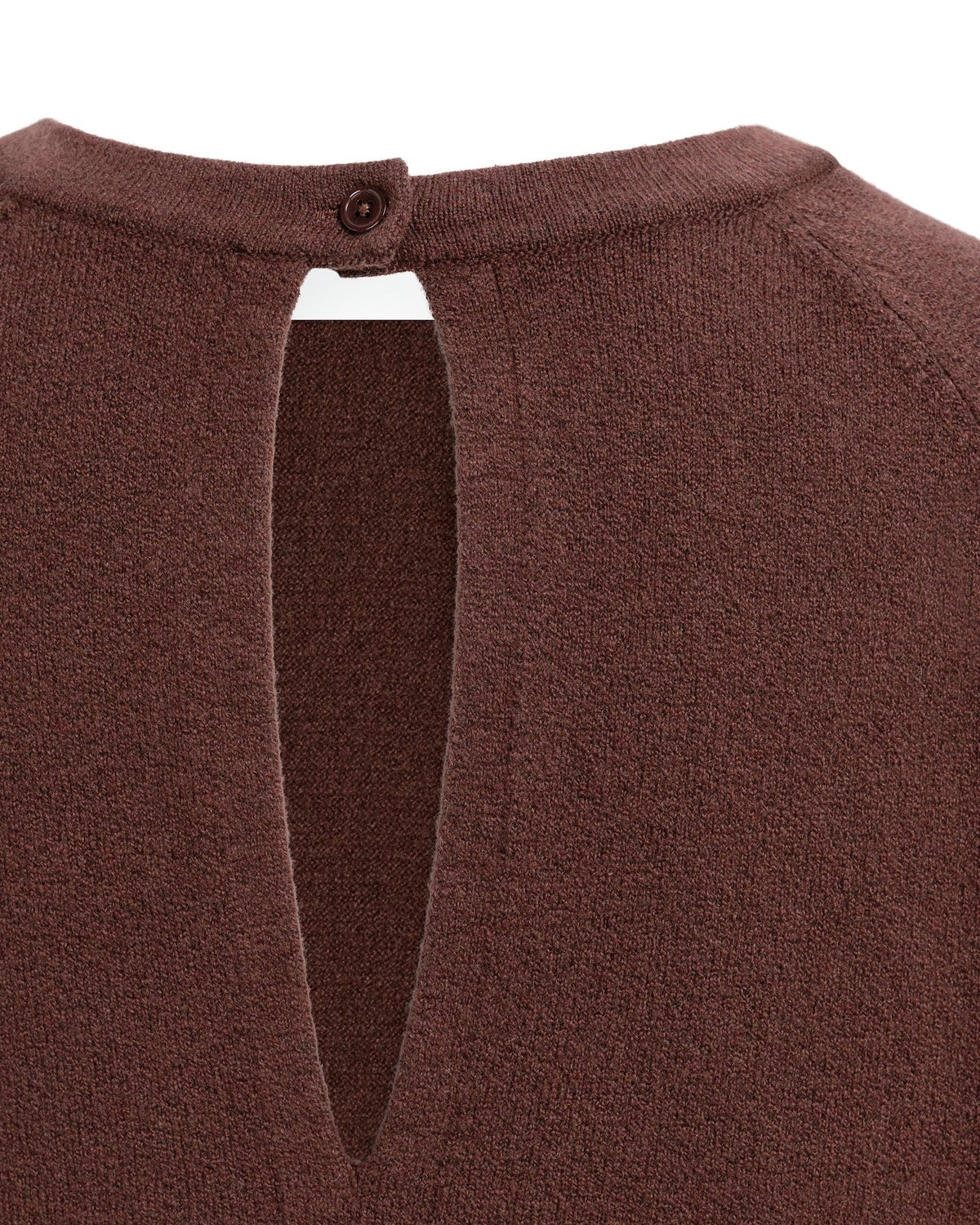 Yaya Trui Open Back Chocolate Red - Peet kleding