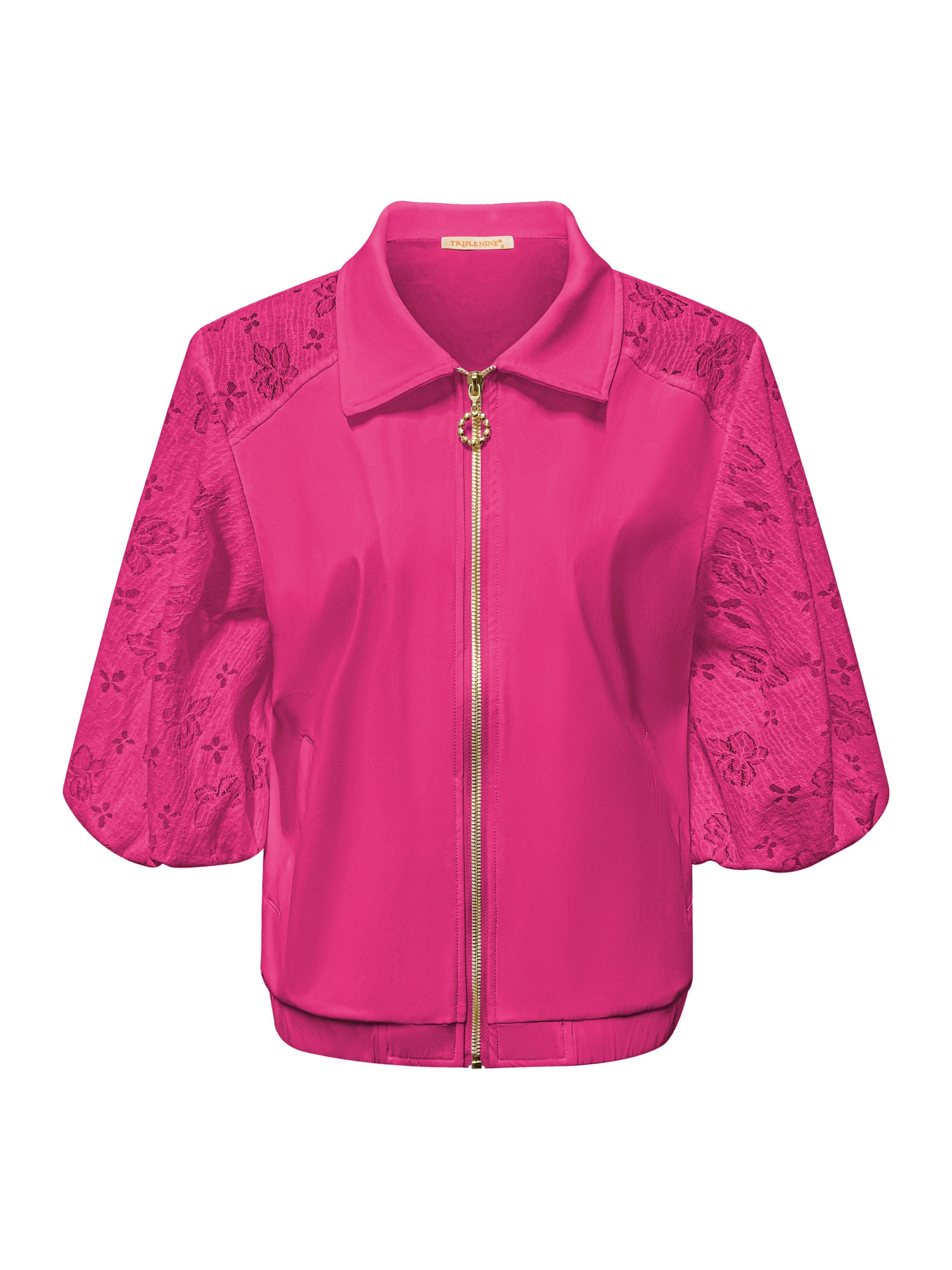 Triple Nine Travel Jas Mira Fuchsia - 92409 - Peet kleding