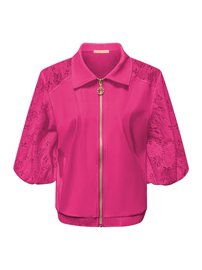 Triple Nine Travel Jas Mira Fuchsia - 92409 - Peet kleding