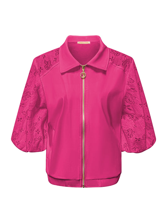 Triple Nine Travel Jas Mira Fuchsia - 92409 - Peet kleding