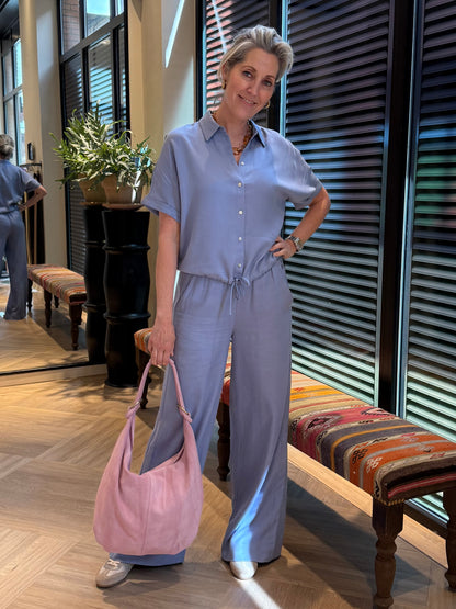 Rino & Pelle Pantalon Wide Leg Nour Lavendel - Peet kleding