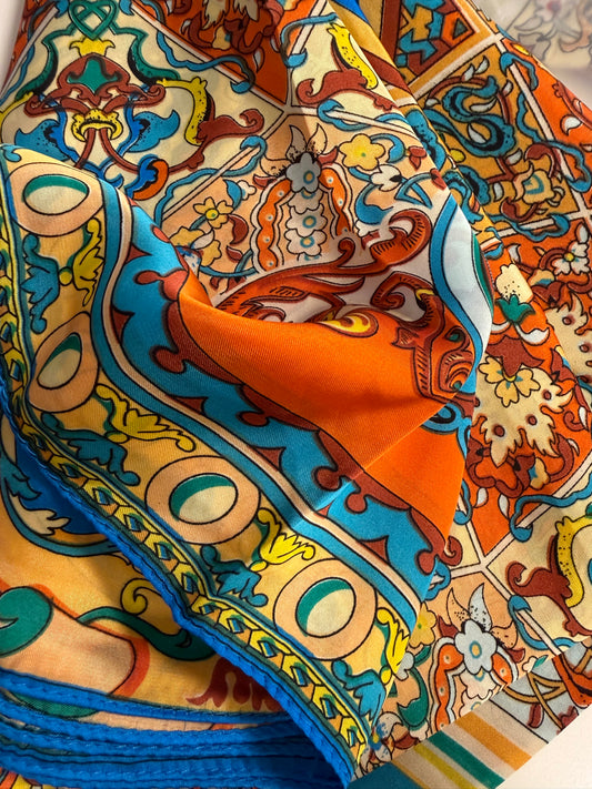 Sjaal Cirque Multi Blauw - Peet kleding