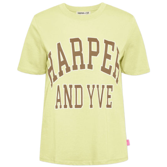 Harper & Yve T-Shirt Varsity Matcha - Peet kleding