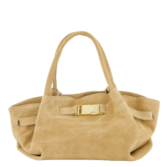 Handtas Leonie Suede Zand - Peet kleding