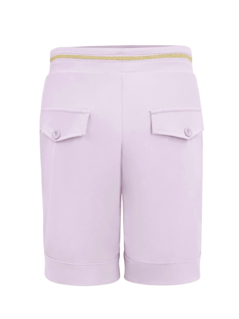 Triple Nine Travel Korte Broek Goldie Lila - 2504 - Peet kleding