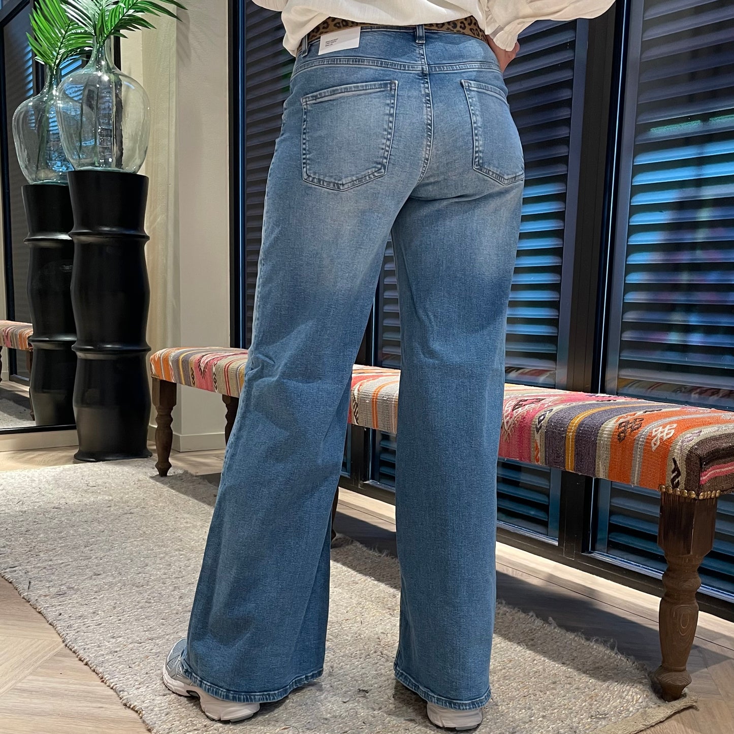 Ichi Jeans Twiggy Wide Light Blue - Peet kleding