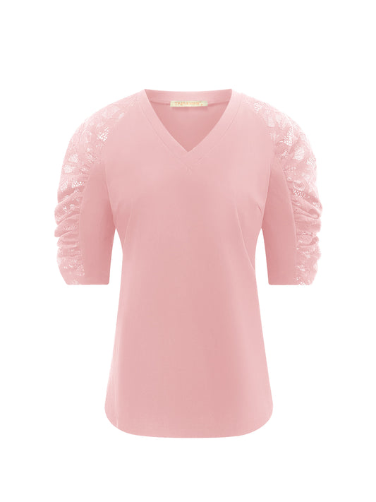 Triple Nine Travel Top Ruth Poederroze - 6949 - Peet kleding