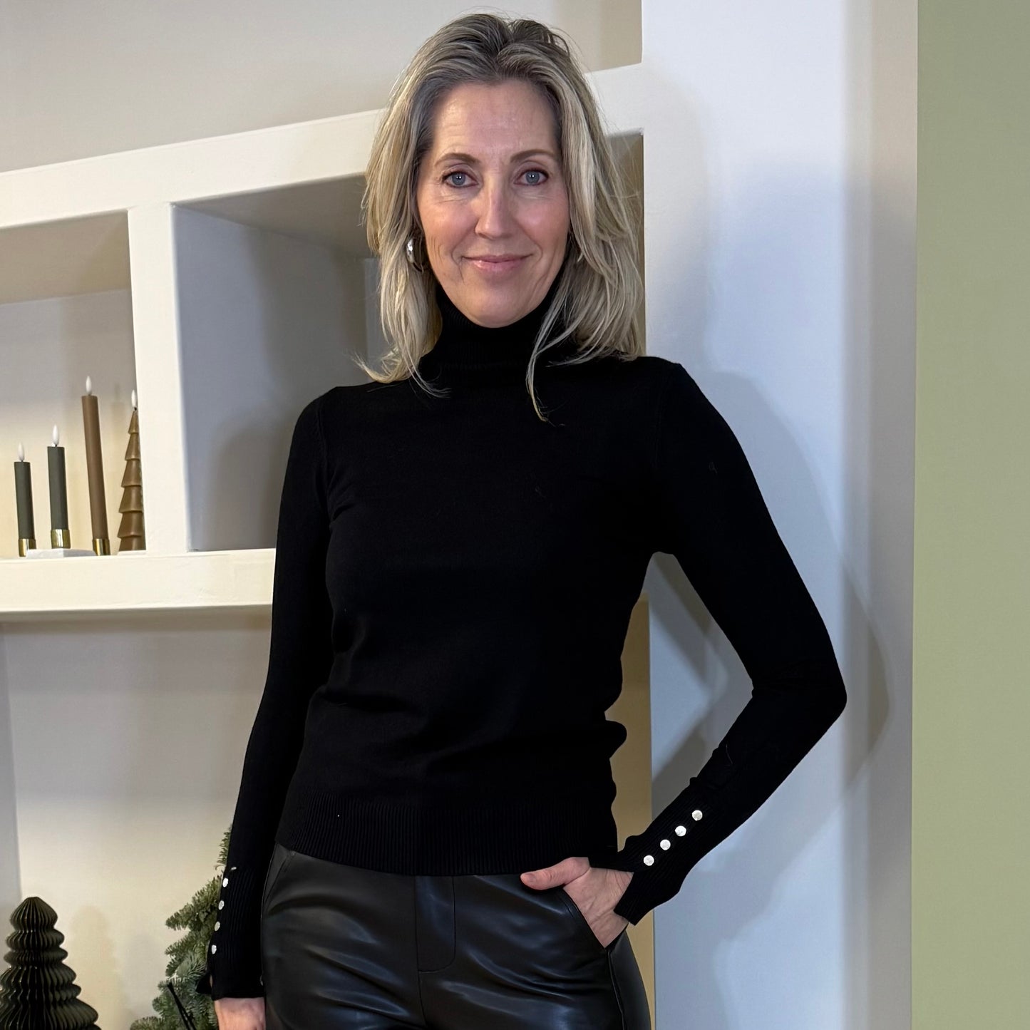 Azzurro Col Lilly Zwart - Peet kleding