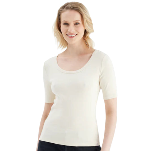 COJ Tee Alina Offwhite - Peet kleding