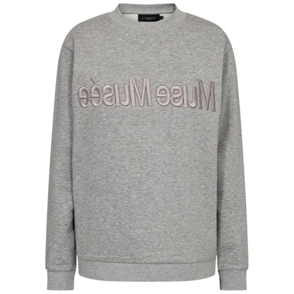 Copenhage Muse Sweater Eva Grey Melange - Peet kleding