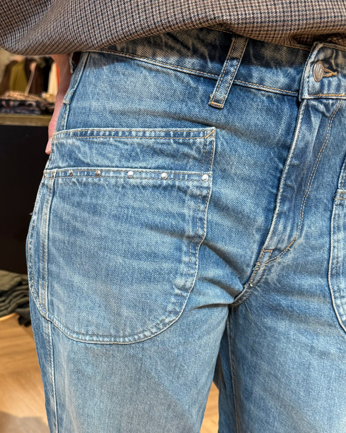 Le Temps Des Cerises Madie Club Medium Blue - Peet kleding