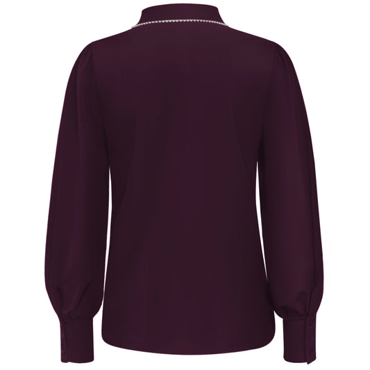 Triple Nine - Travel Top Charme Aubergine - 6926 - Peet kleding