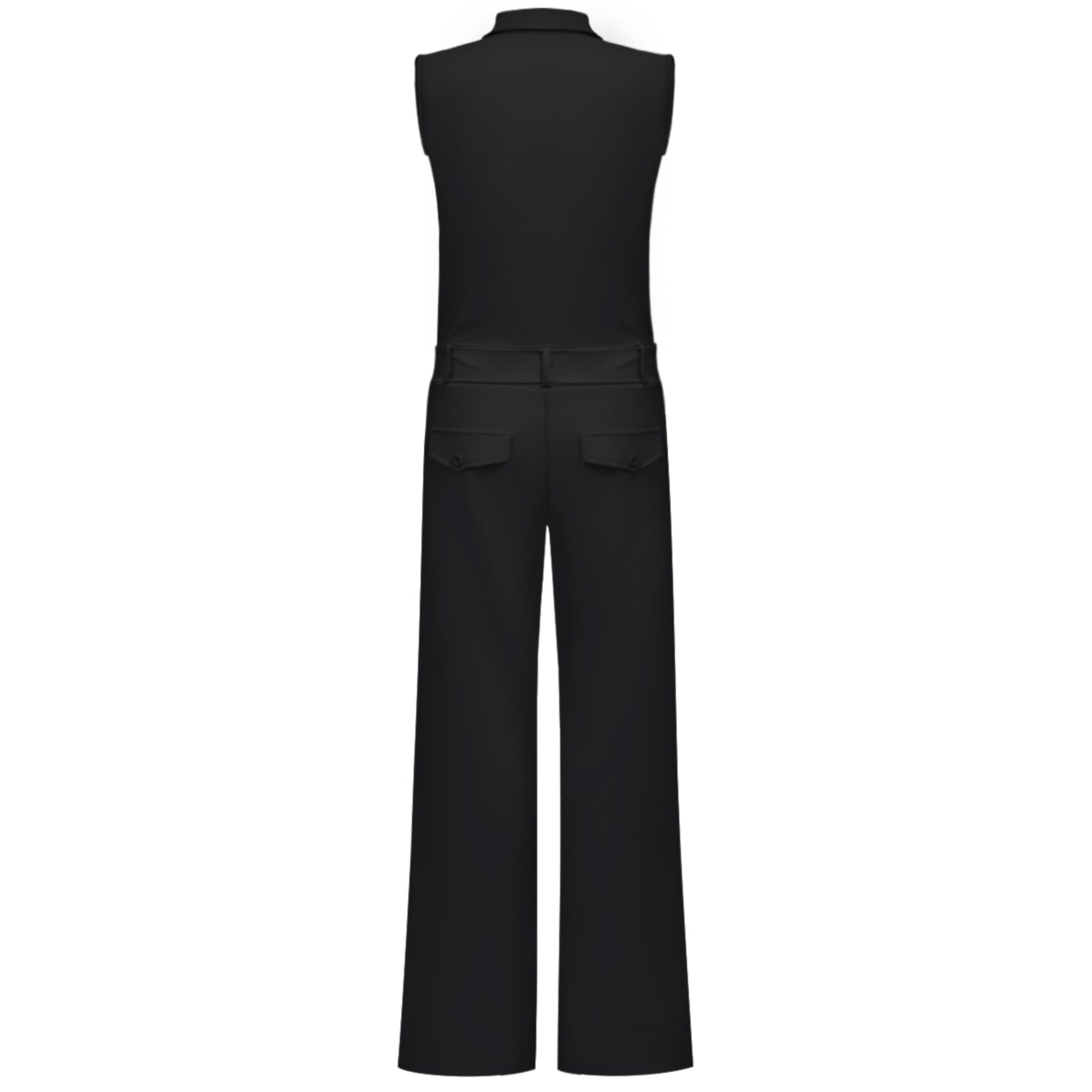 Triple Nine - Travel Jumpsuit Pebbles Zwart - 51901 - Peet kleding