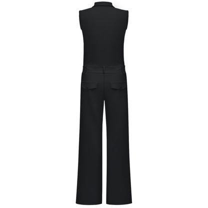 Triple Nine - Travel Jumpsuit Pebbles Zwart - 51901 - Peet kleding