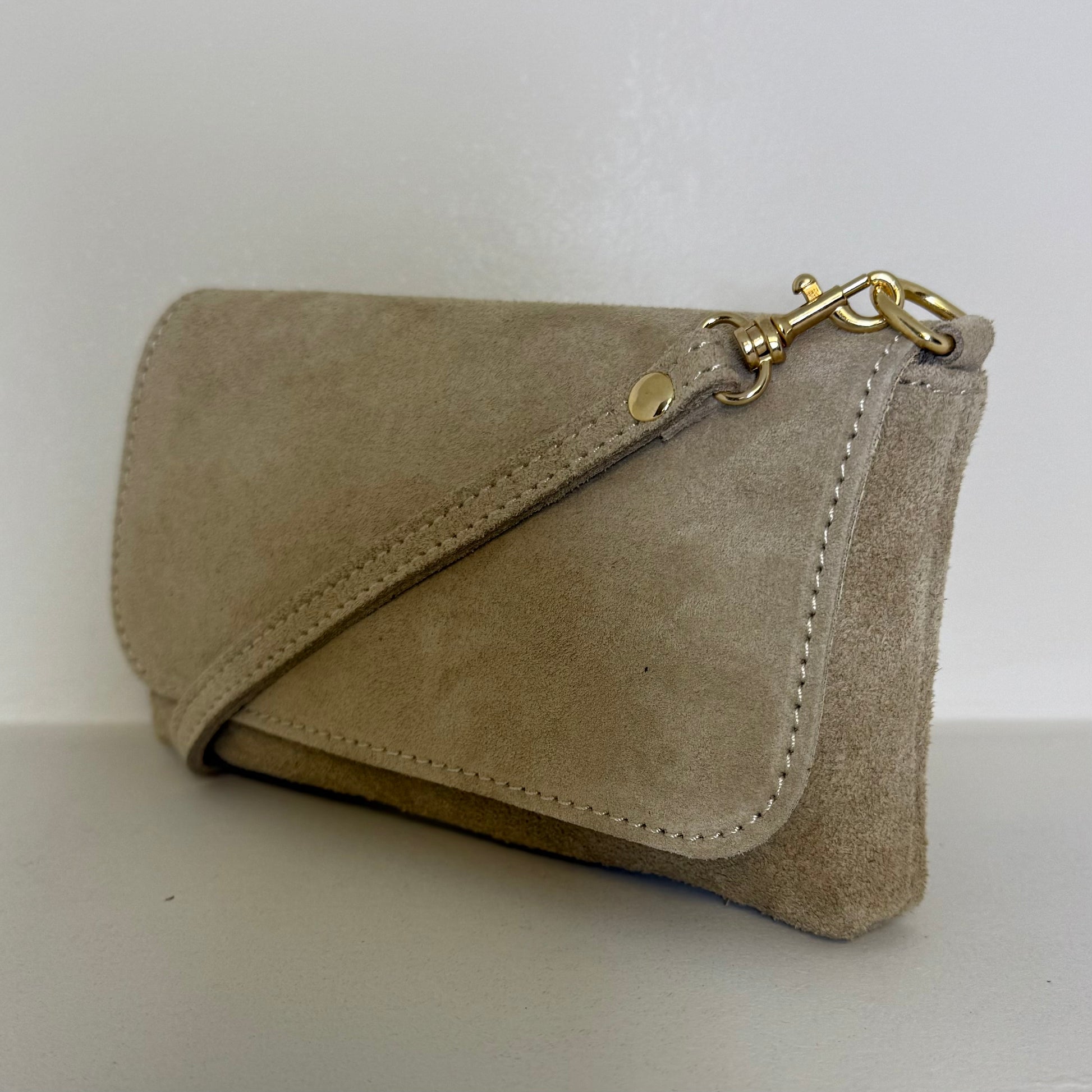 Tas Lara Suede Zand - Peet kleding