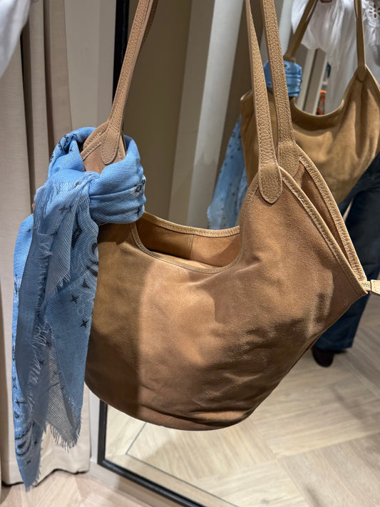 Tas Suede Caramel - Peet kleding