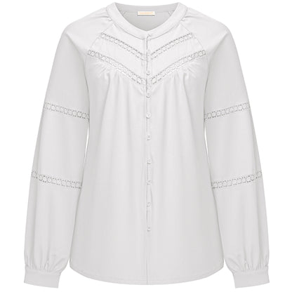 Triple Nine - Travel Blouse Grace Wit - 1105 - Peet kleding