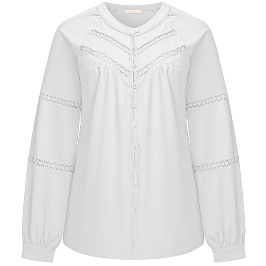 Triple Nine - Travel Blouse Grace Wit - 1105 - Peet kleding