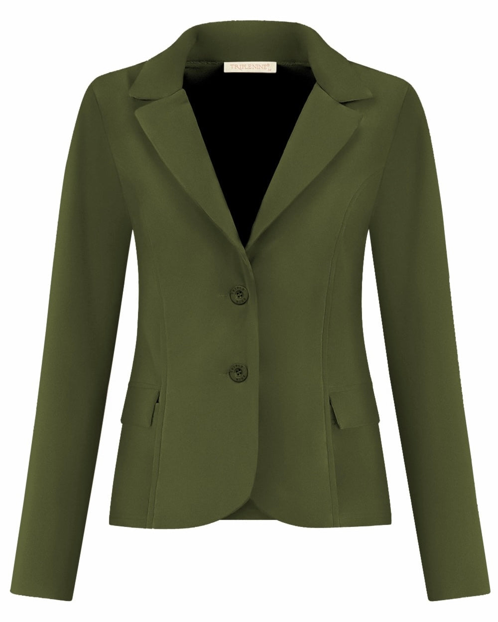 Triple Nine - Travel Blazer Francis Olijfgroen - 3101 - Peet kleding