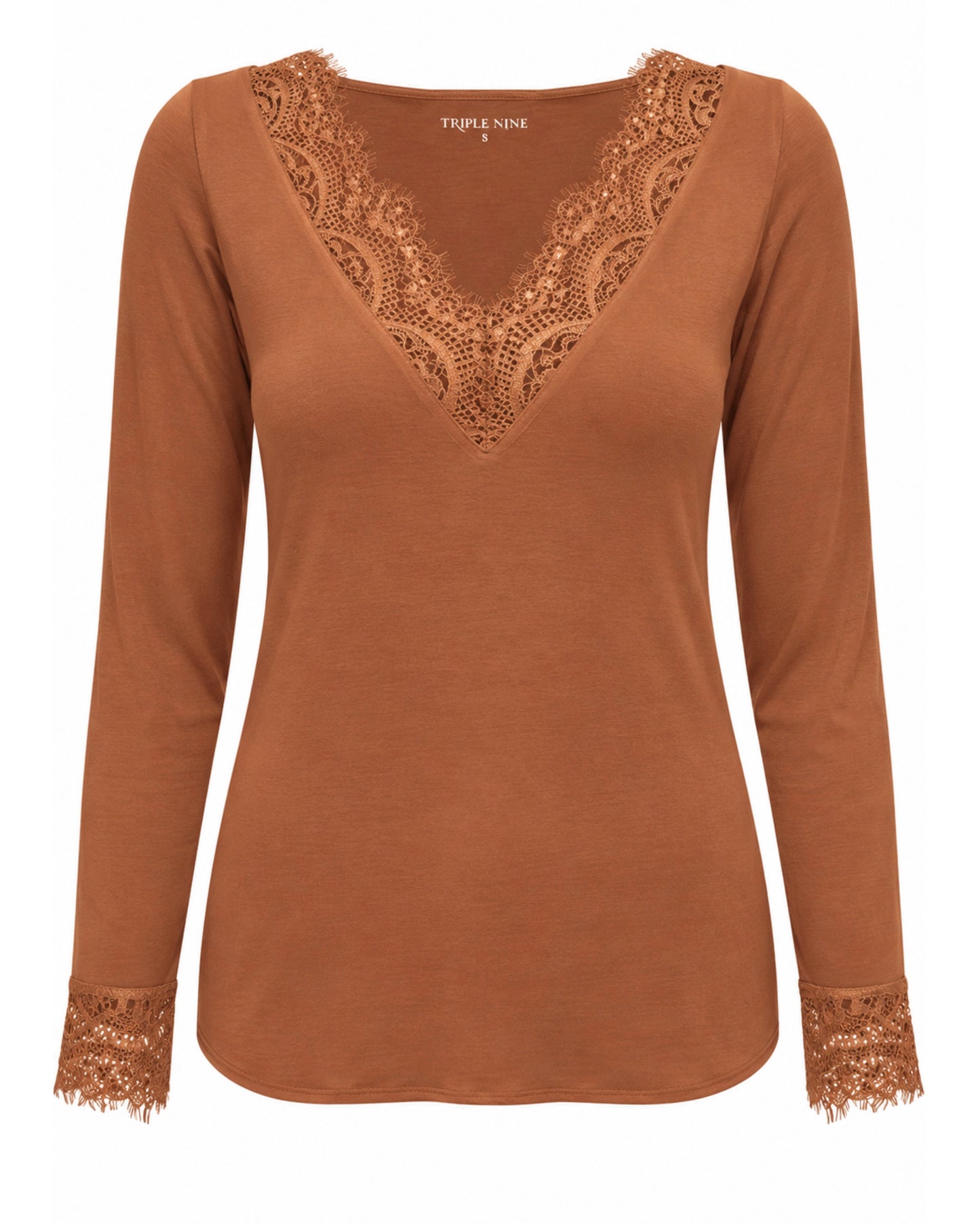 Triple Nine - Cashmere Top Lou Lou Caramel - 9003