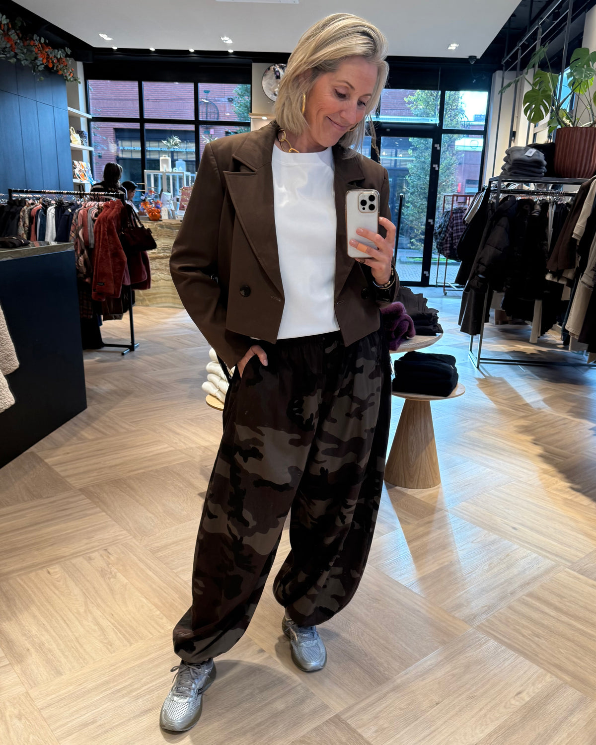 Broek Parachute Dark Camo - Peet kleding