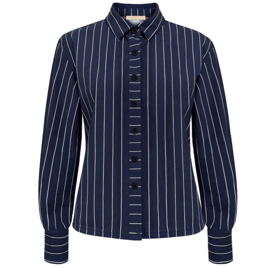 Triple Nine - Travel Blouse Chalke Navy - 5921 - Peet kleding