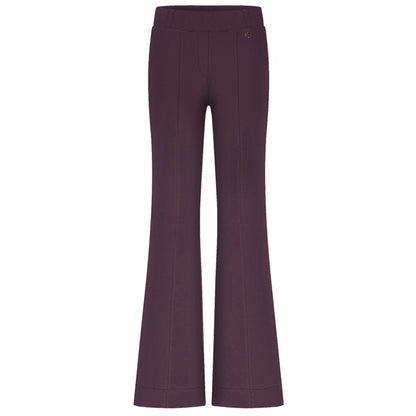 Triple Nine - Travel Broek Fleur Aubergine - 2301 - Peet kleding
